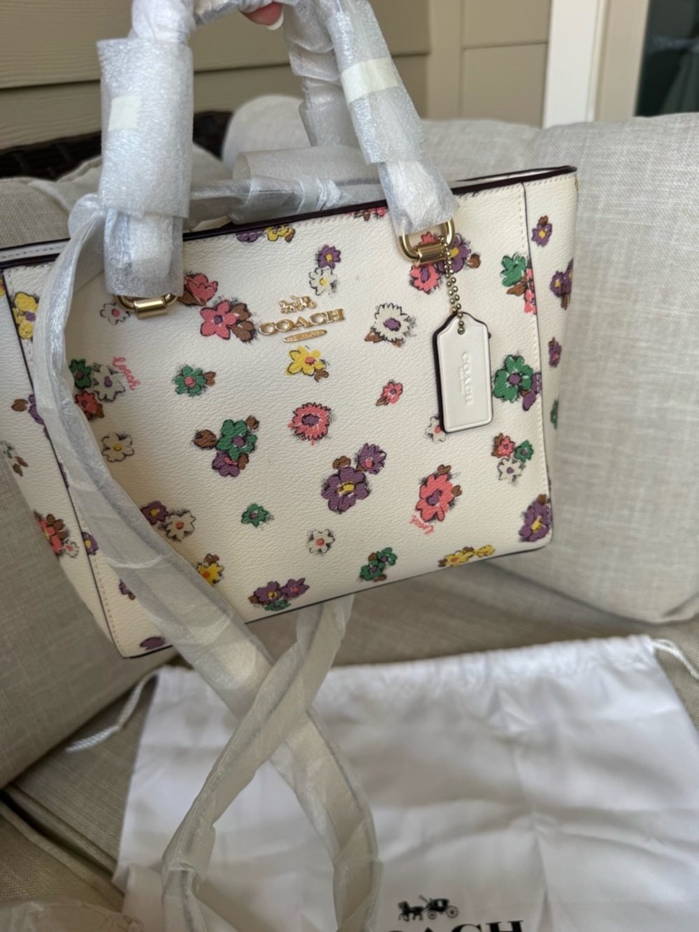 Coach Floral Alice tote bag NWT - Picture 4 of 14